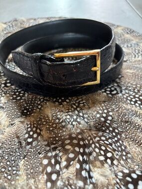 club room alligator belt